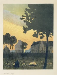 Paysage au soir (Landschaft am Abend), 1894